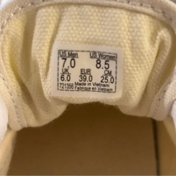 Vans Old Skool Stackform Pastel Picnic Platform Sneakers NIB Size 8.5 Pink Plaid - Picture 10 of 10